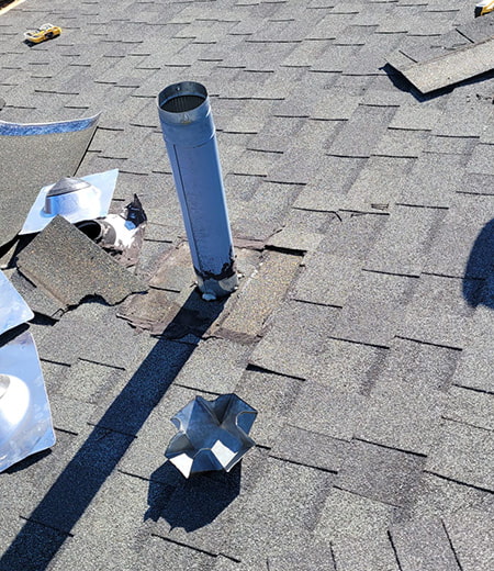 chimney flu liner repair