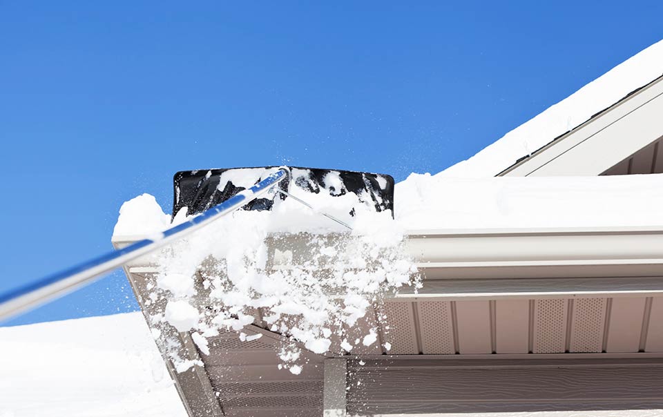 roof ice dams removal