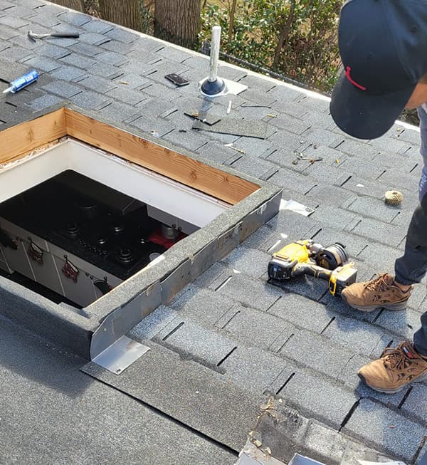 skylight roof repairing